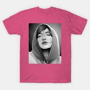 Portrait of Lisa Blackpink T-Shirt